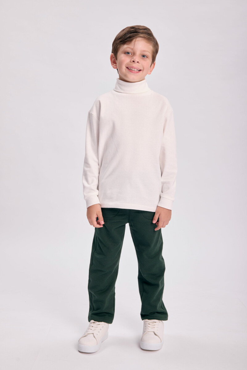 Pantalón deportivo recto Verde