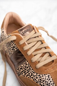 Zapatilla Animal Print Marron
