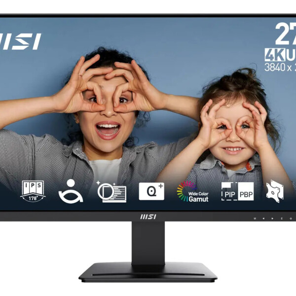 Monitor Msi Pro Mp273u 27" Ips 4k Uhd 60 Hz MONITOR MSI PRO MP273U 27" NEGRO