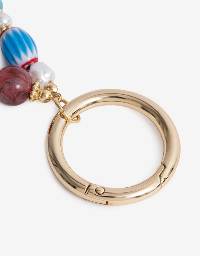 Llavero Acrilico Llavero Y Bag Charm Beads - Combinacion Multicolor