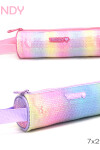 Cartuchera multicolor Lila