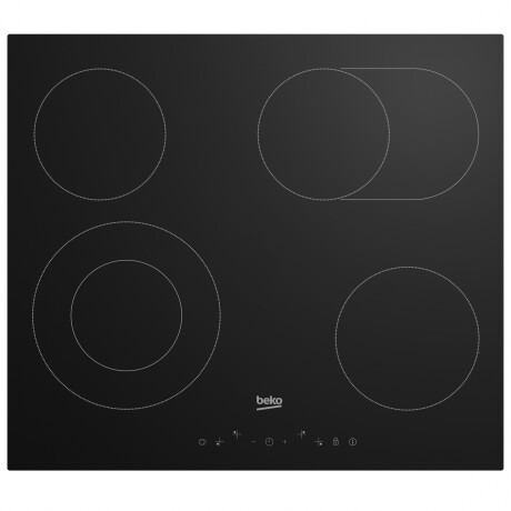 Anafe vitrocerámico 4 hornallas Beko HIC64403T Anafe vitrocerámico 4 hornallas Beko HIC64403T