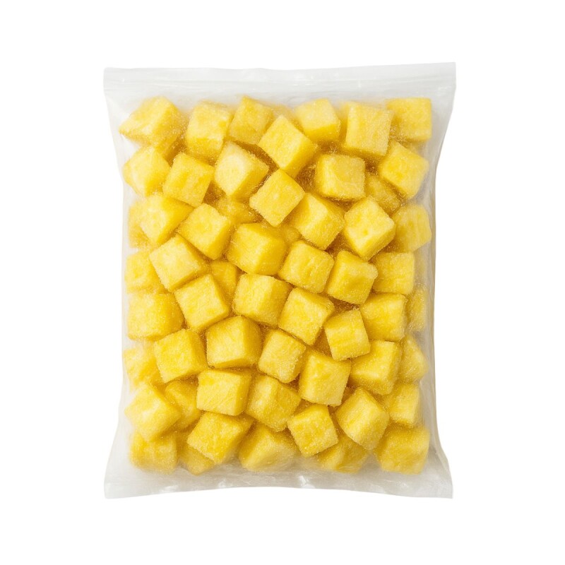 PIÑA GOLDEN EN CUBOS 20X20mm - 1 KG Piña Golden En Cubos 20x20mm - 1 Kg