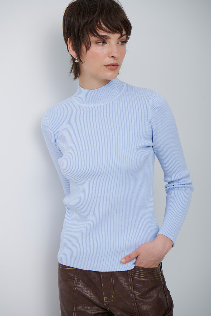 POLERA MORLEY CELESTE
