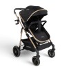 Coche de bebé Bebesit Travel System Jumbo con Baby Silla Negro