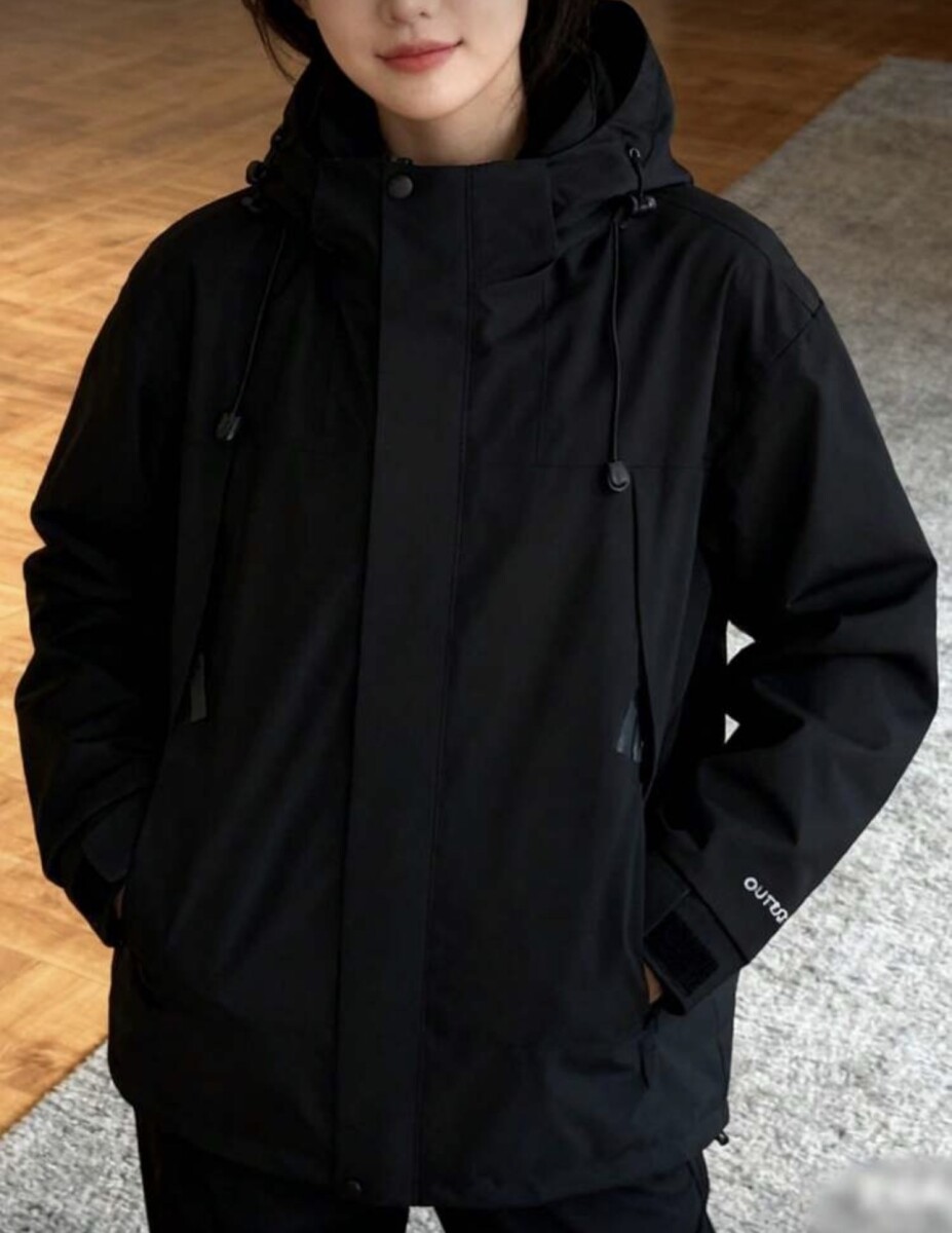 Campera impermeable RAIN - Negro 