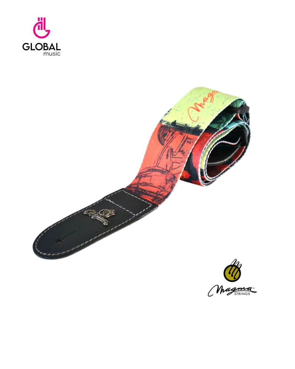 Correa Para Guitarra Magma Poliéster Skater c/logo 