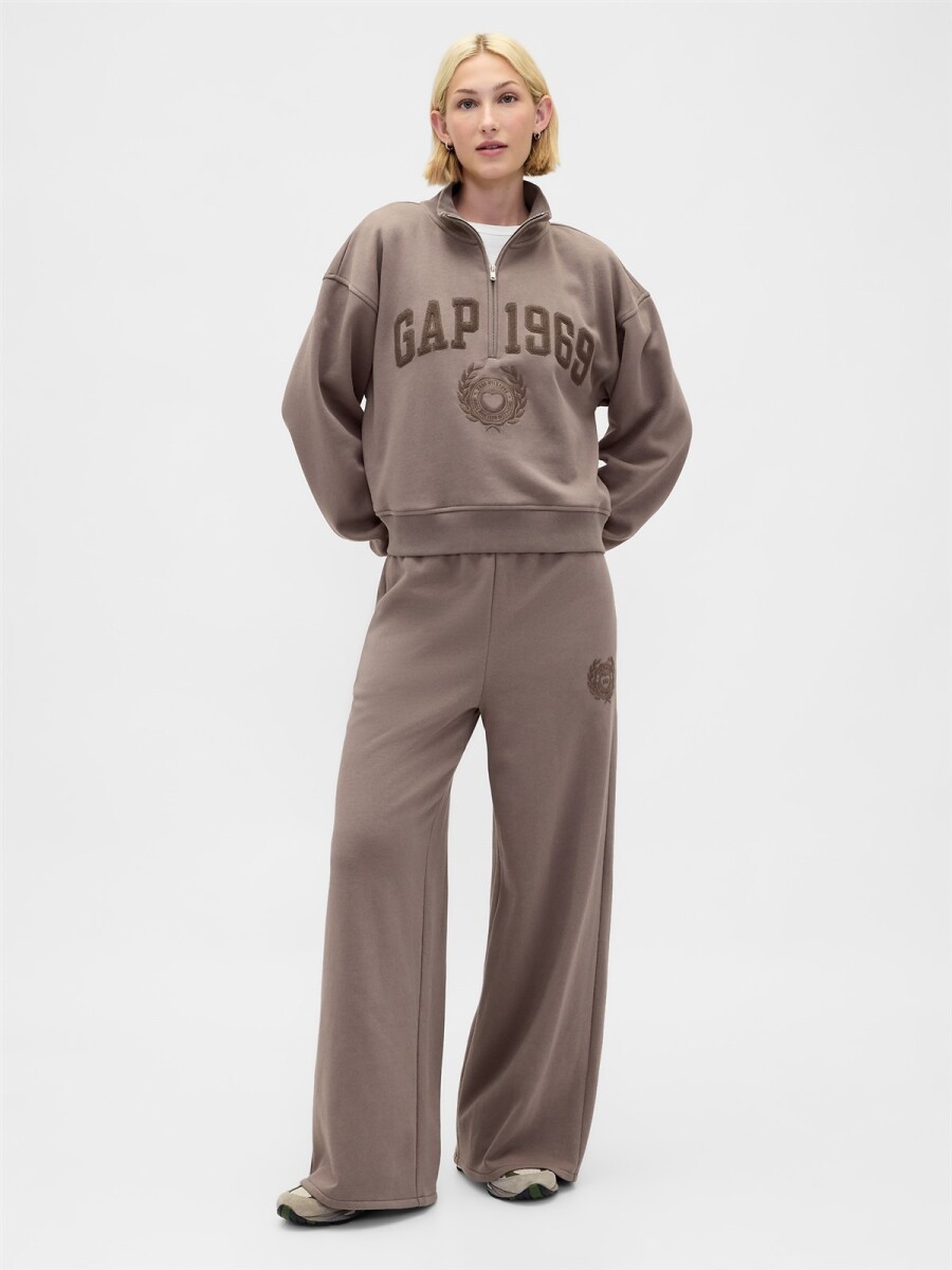 Pantalón Deportivo Baggy Wide Leg Mujer - Plymouth Rock 