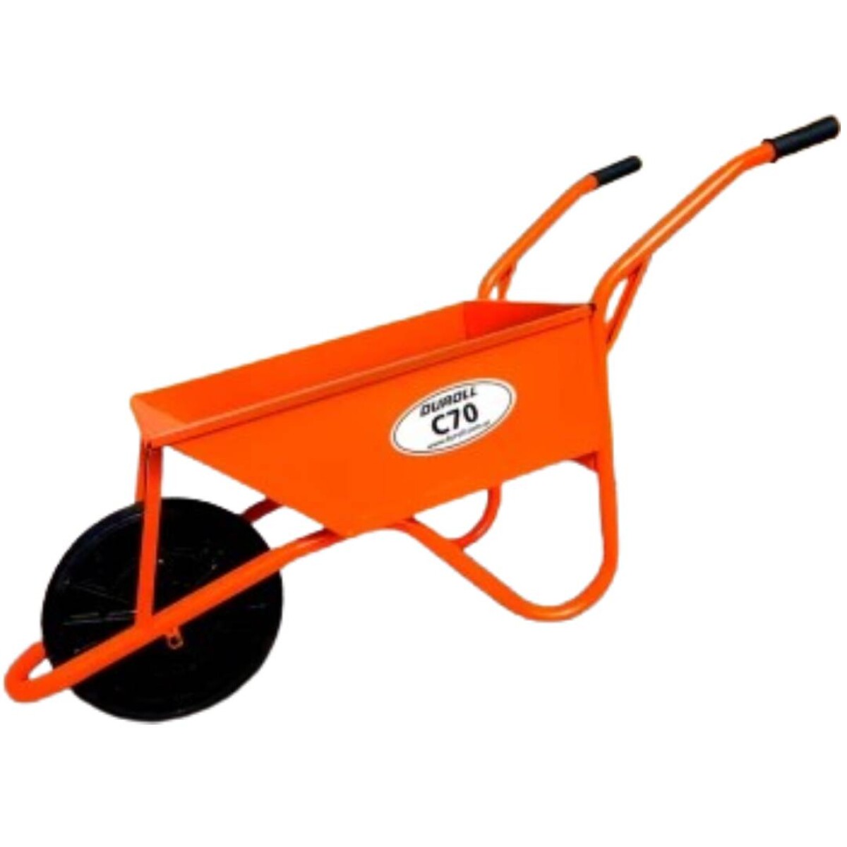 CARRETILLA CALIBRADA 70 LTS REF DUROLL RUEDA MACIZA - N/a 