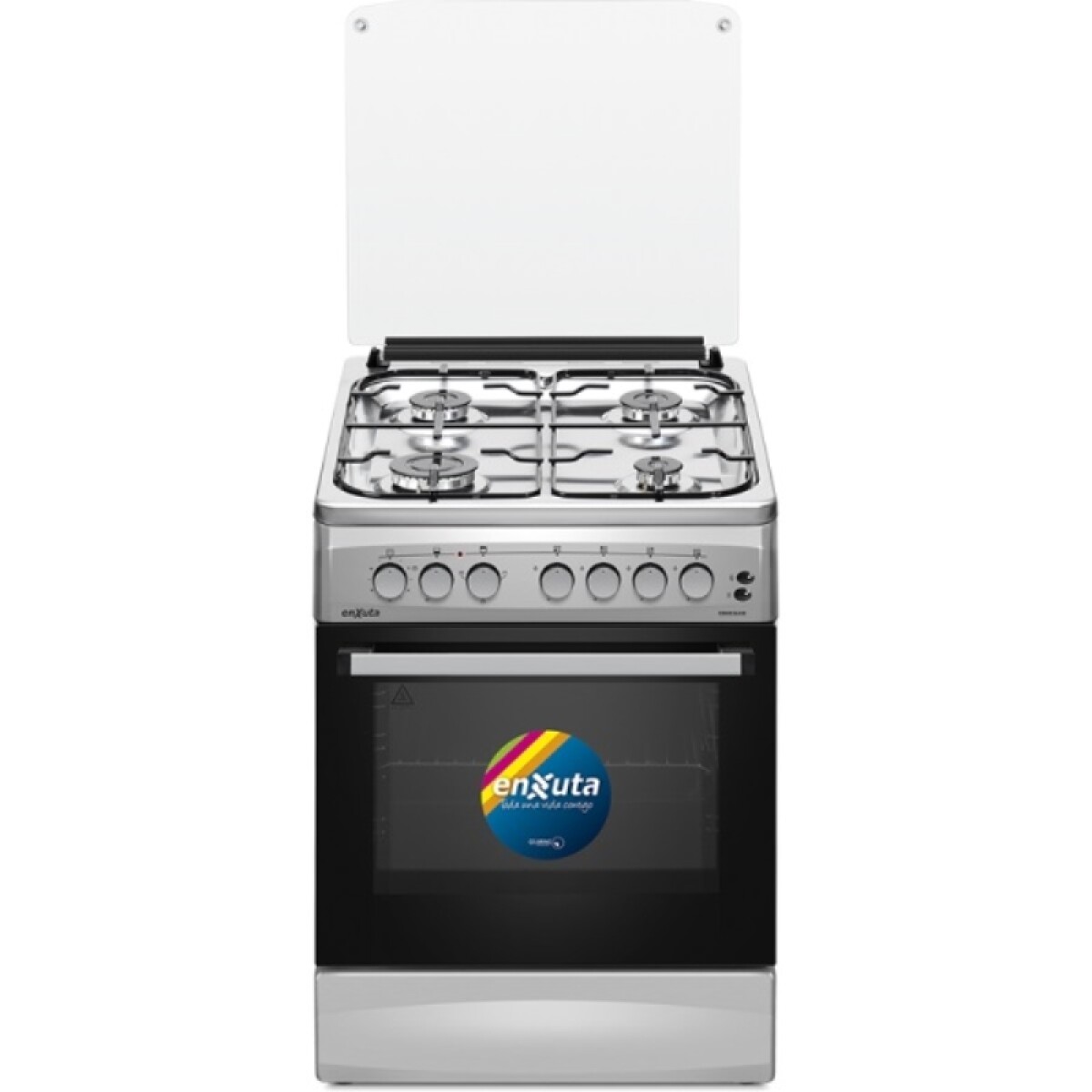 Cocina Gas Enxuta Cenx 5642 Inoxidable C/gril 60 X60 