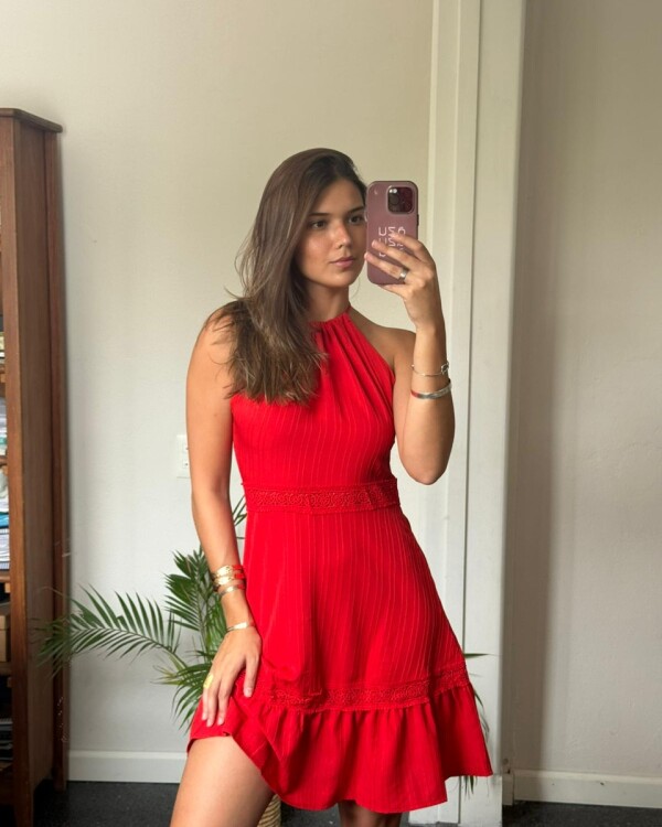 Vestido Amanda rojo
