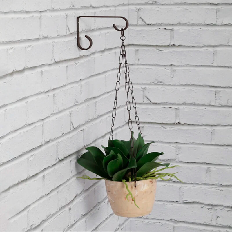 2 Soportes para macetas 16 cm MARRON