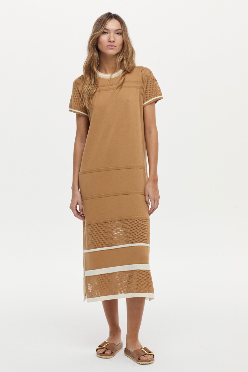 Vestido Loren - Camel 