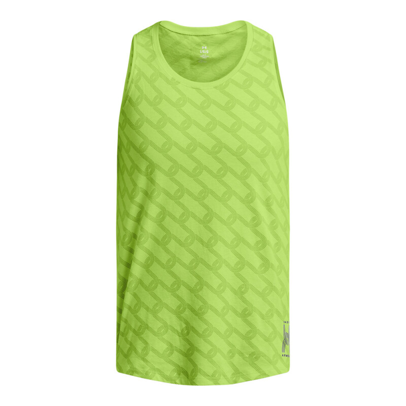 UA RUN ANYWHERE SINGLET-GRN GRN-304