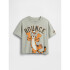 DIS SS WINNIE BOXY GR TEE TIGGER