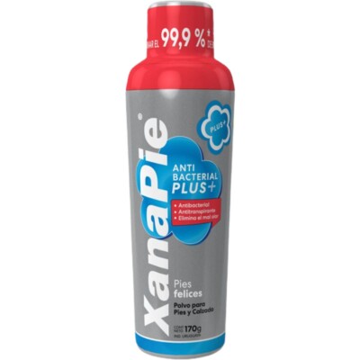 Talco Xanapie Plus+ Antibacterial 170 GR