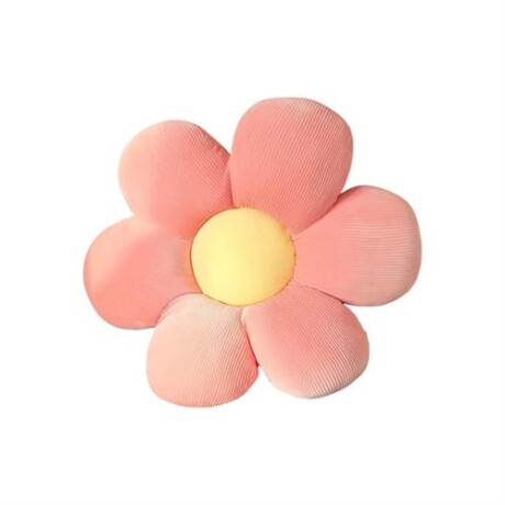 Almohadón flor 40 cm de diámetro Rosado