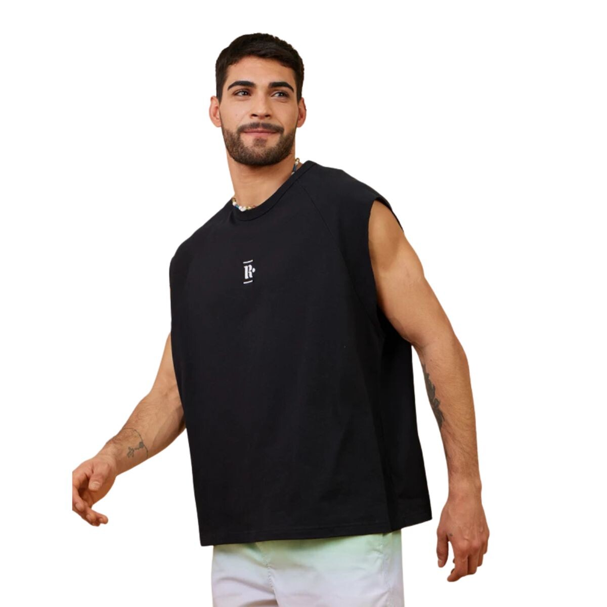 MUSCULOSA LOMAR XS-XXL - NEGRO 