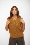 CHALECO CLOTILDE OCRE