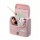Neceser Organizador Portable de Viaje p/Maquillaje Cosmética Rosa