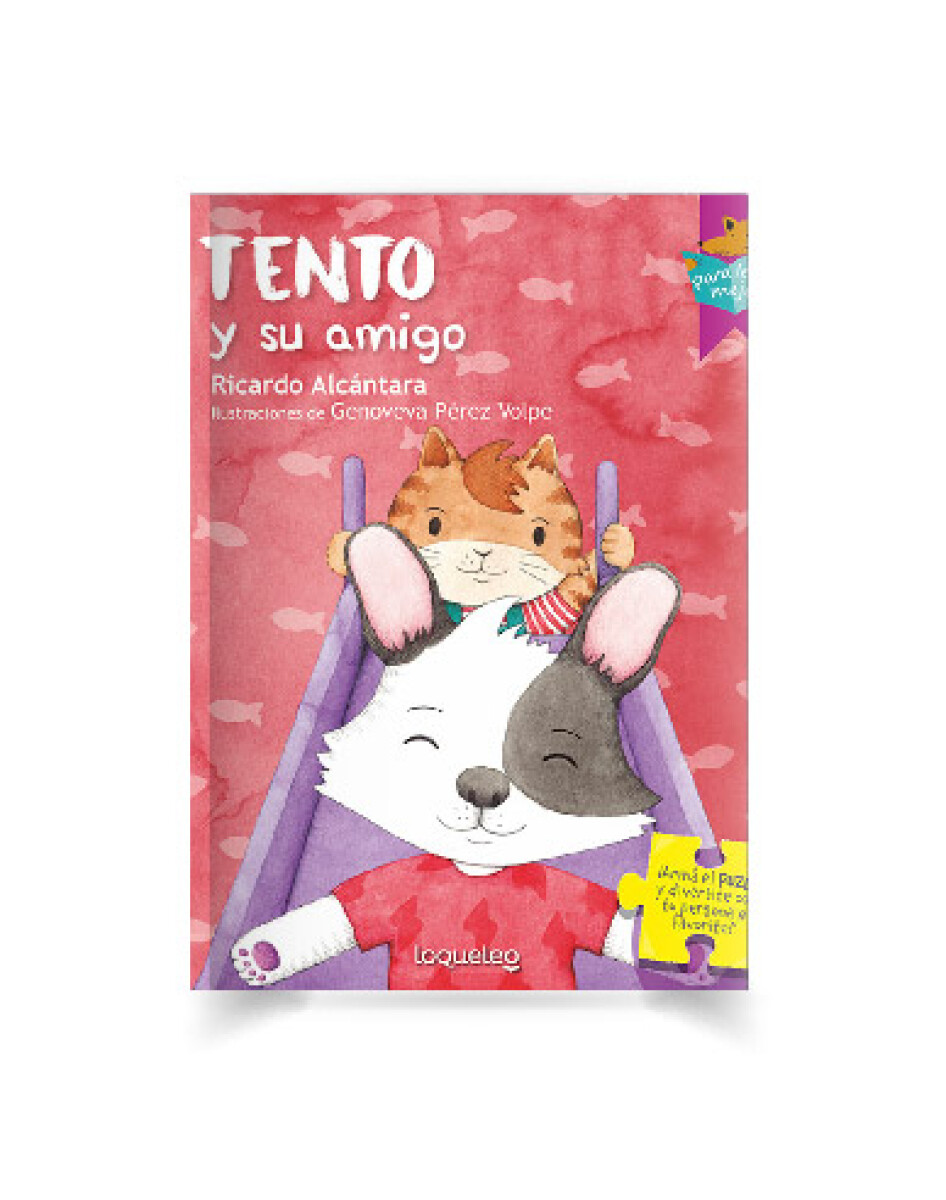 Libro con Puzzle Tento y su Amigo Ricardo Alcántara 