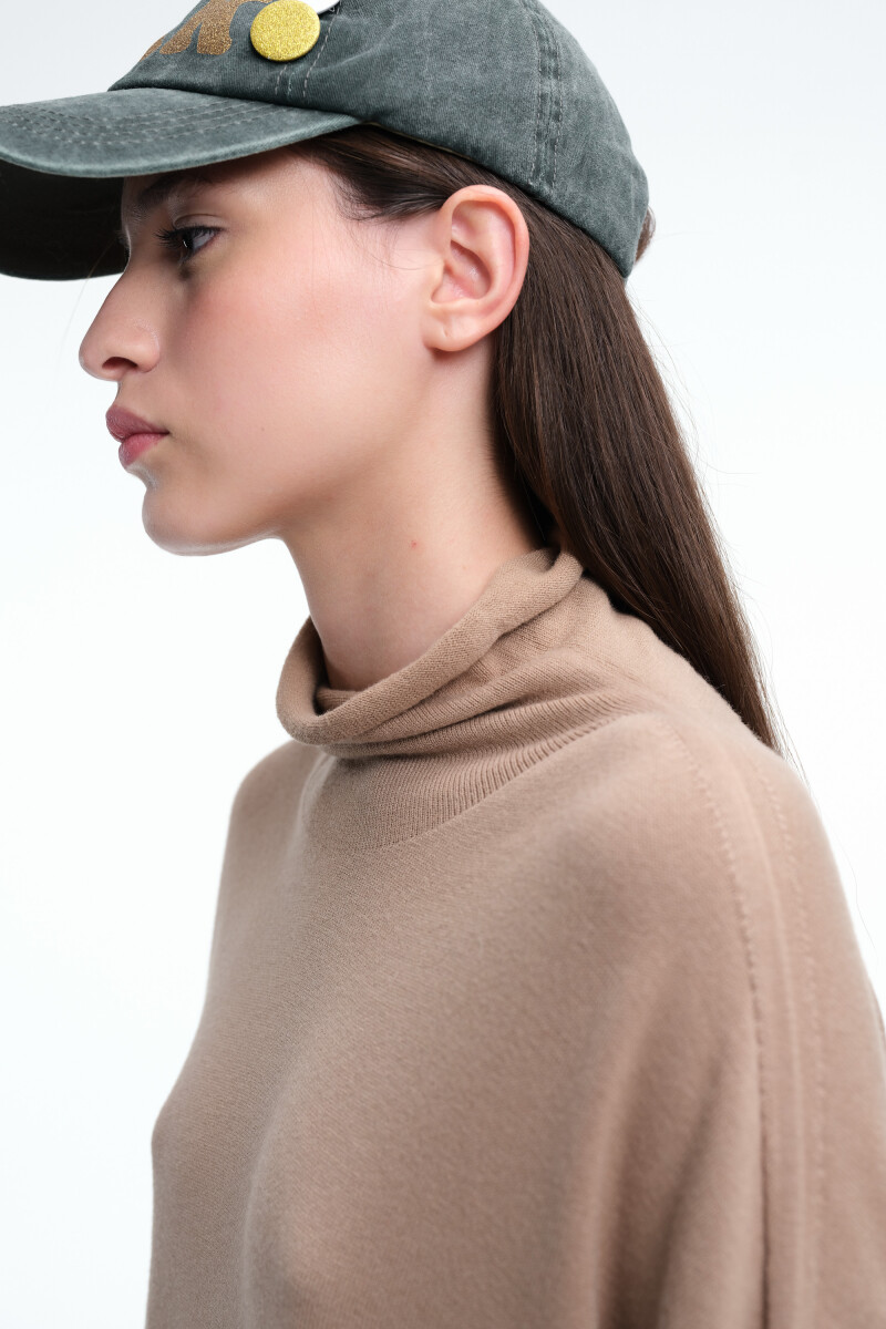 SWEATER CUELLO Camel