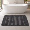 Alfombra de Baño Soft con Relieve 50x70cm Gris