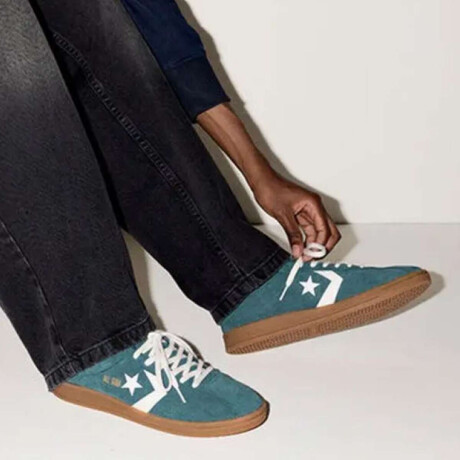 Championes Converse All Star Classic Trainer Ox Darkly Jaded Verde