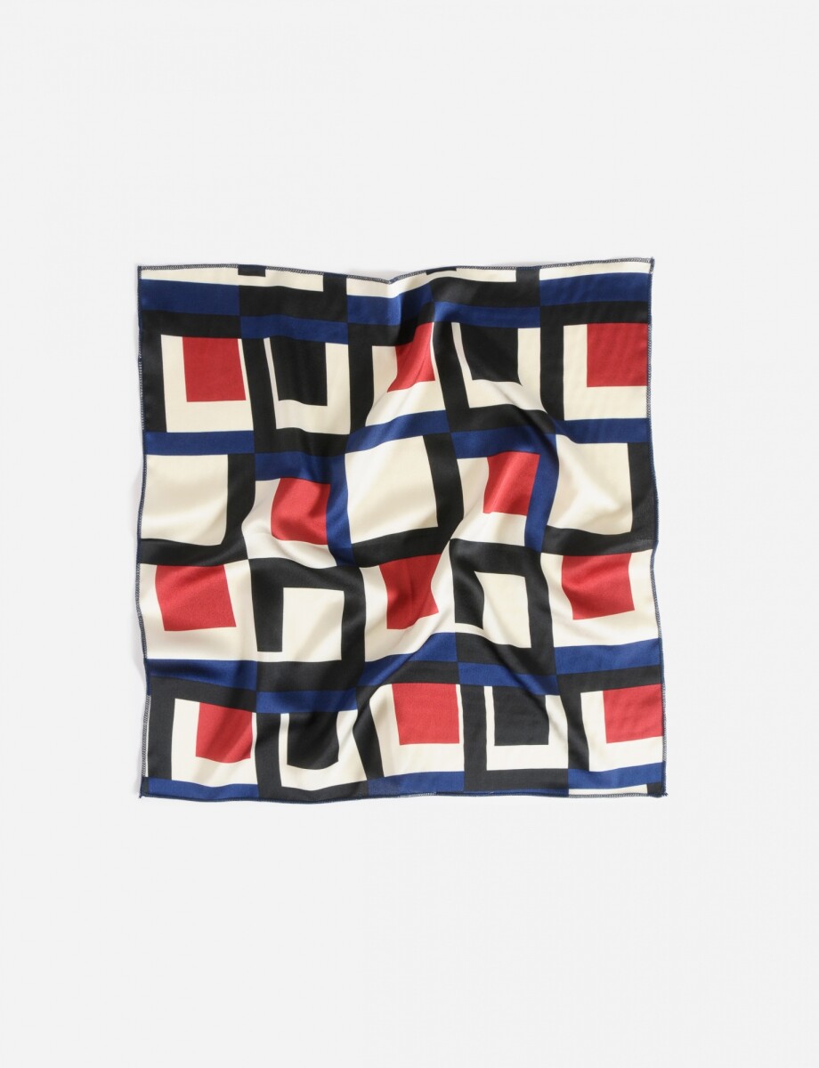 Pañuelo color block - multicolor 