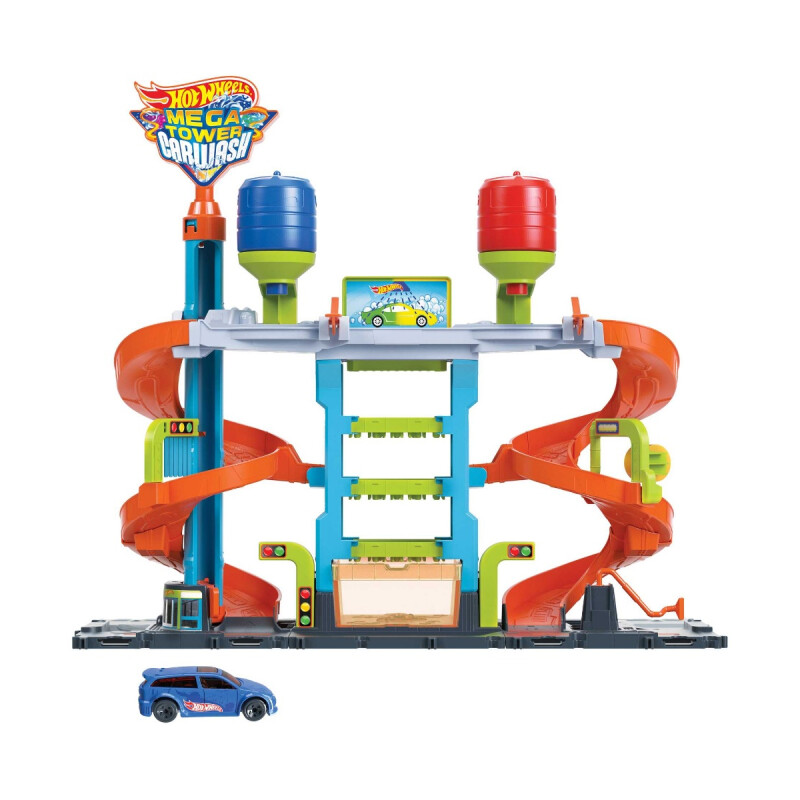 Hot Wheels City Mega Car Wash Torre de lavado Hot Wheels City Mega Car Wash Torre de lavado