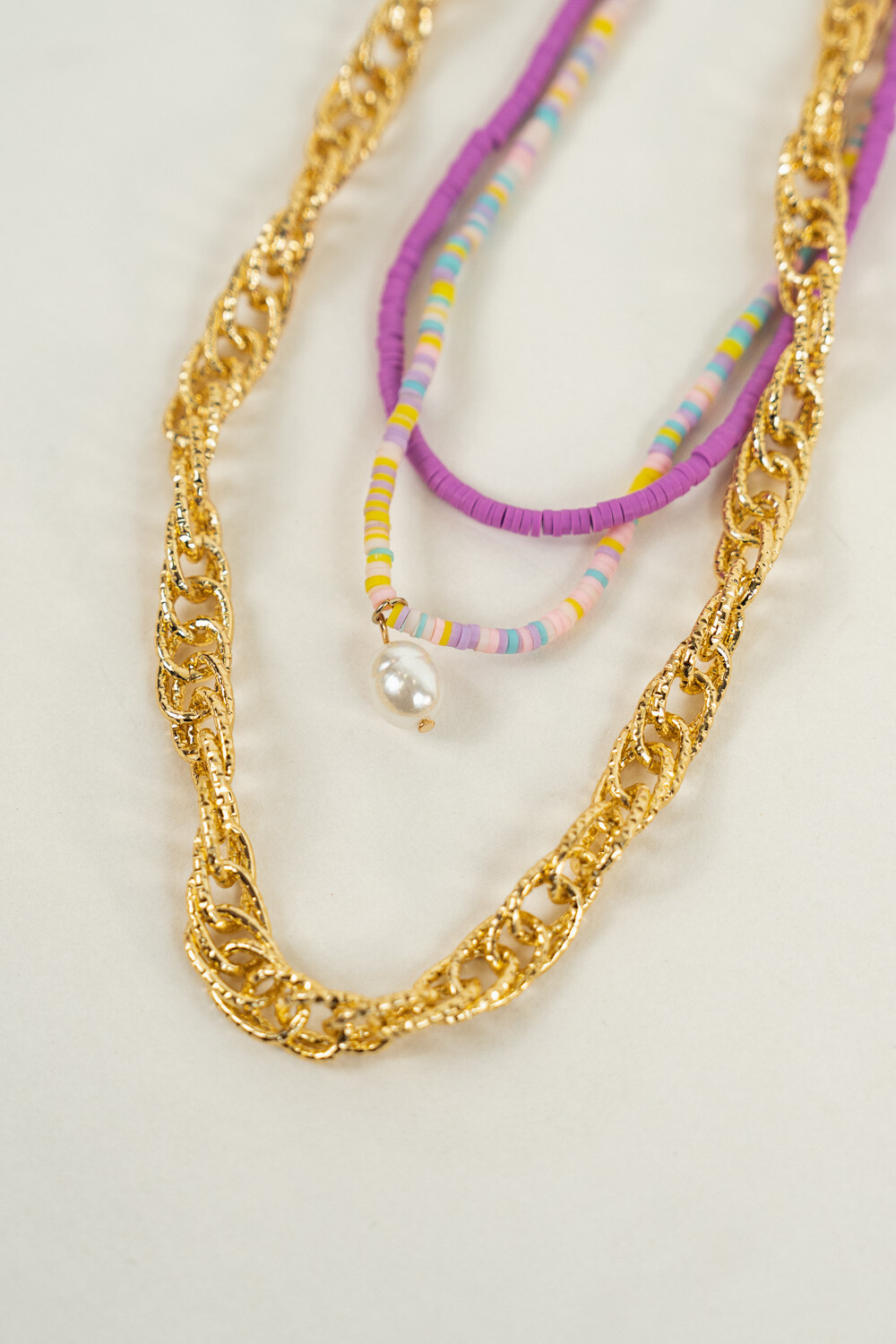 Collar Multicolor Estampado 1