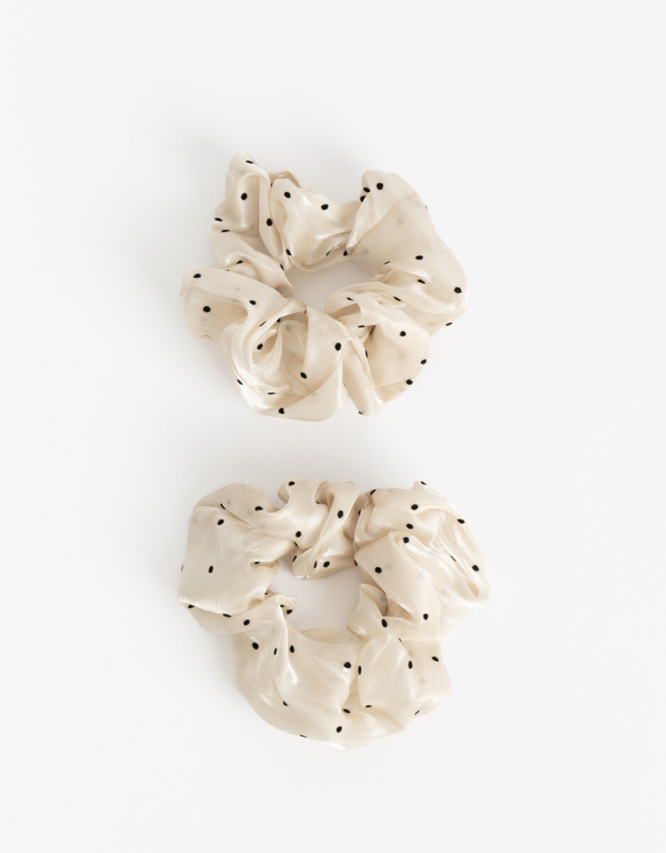 Set De Scrunchies Organza 