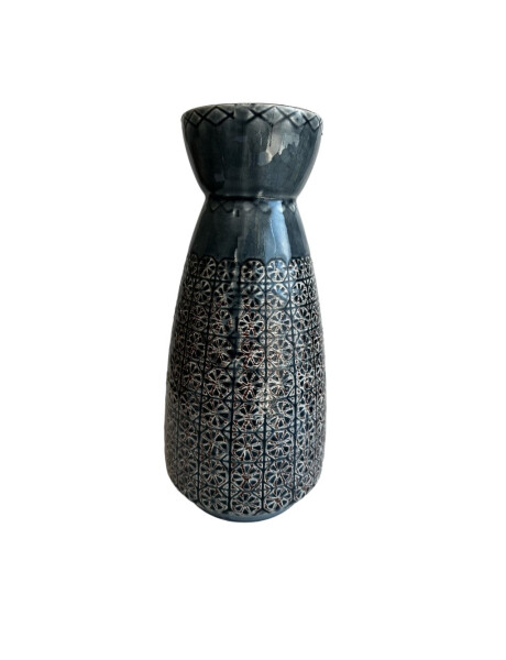 FLORERO CIRCLE 15X15X31CM AZUL FLORERO CIRCLE 15X15X31CM AZUL