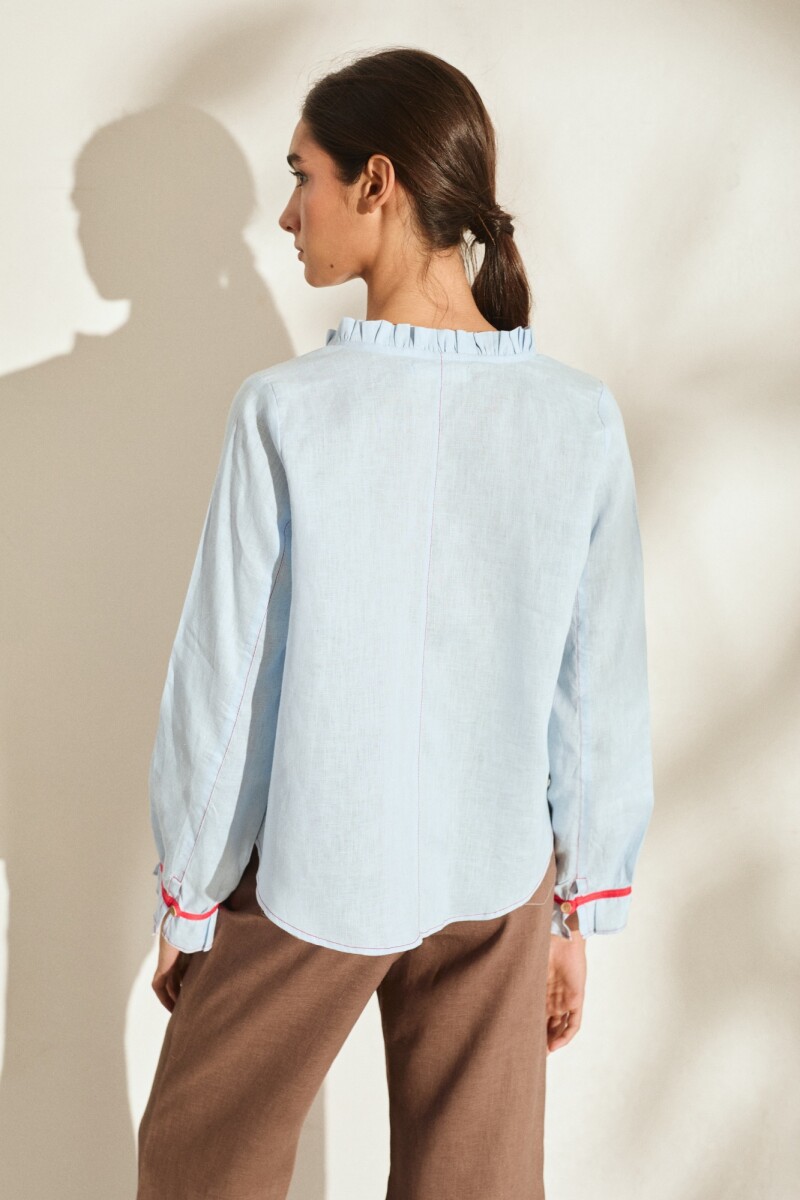 BLUSA ARROYO Celeste