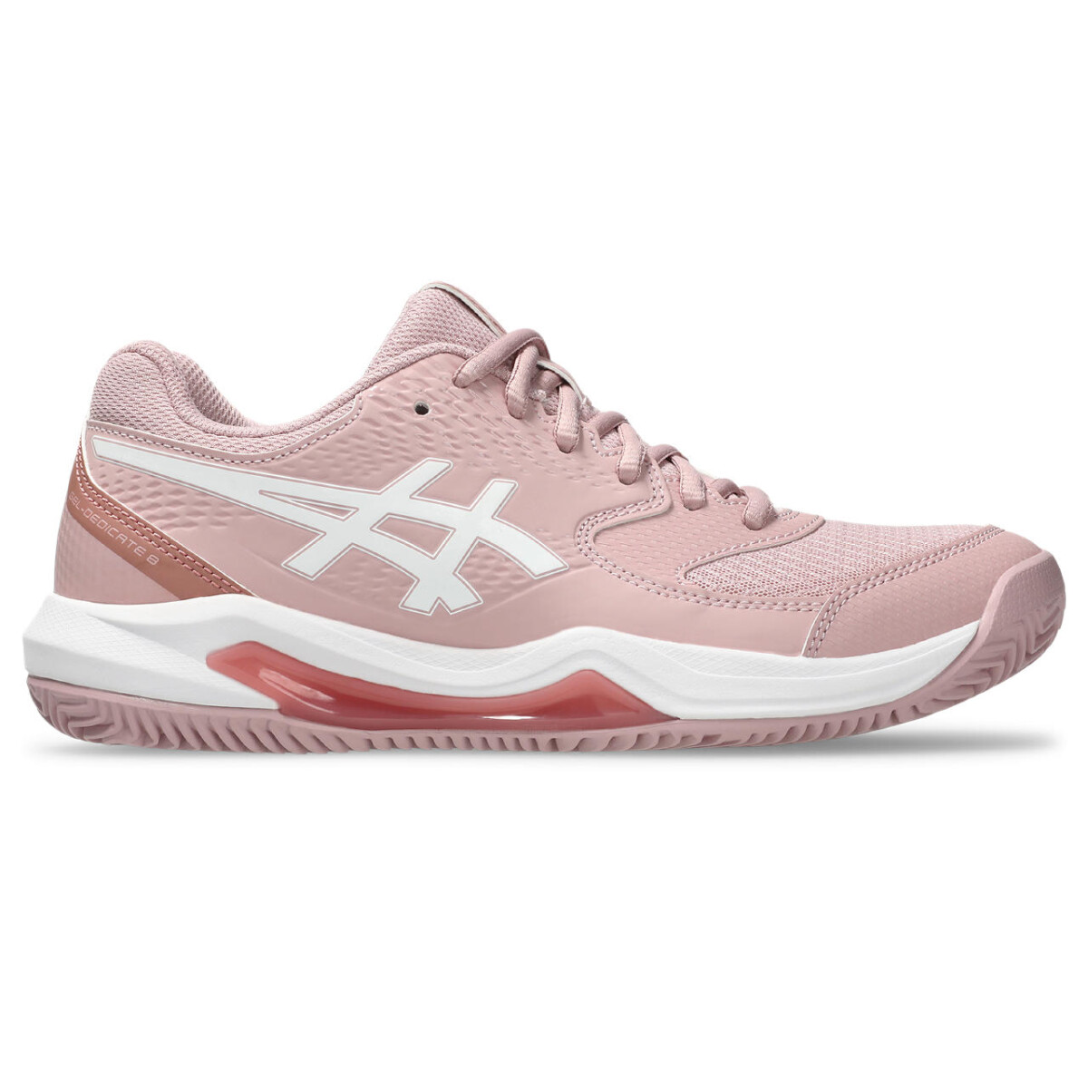 Zapatillas Tenis GEL-Dedicate 8 Clay Mujer - Morganite/white 