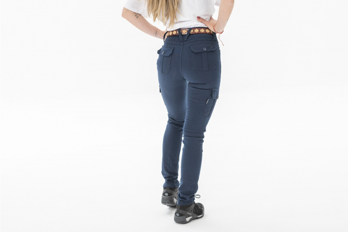PANTALON URBANO MUJER FLEX Azul