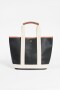 Totebag con asa corta NEGRO