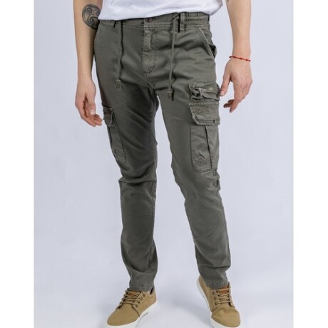Pantalón cargo UFO Rick verde Verde musgo