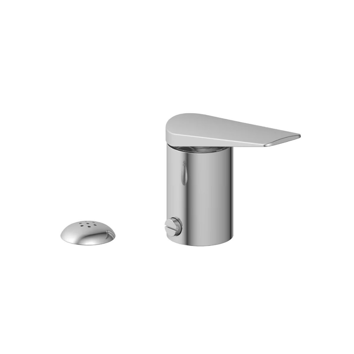 Griferia De Bide Monocomando Con Transferencia Chronos Cromado 