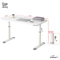 Escritorio con altura regulable Updown Blanco