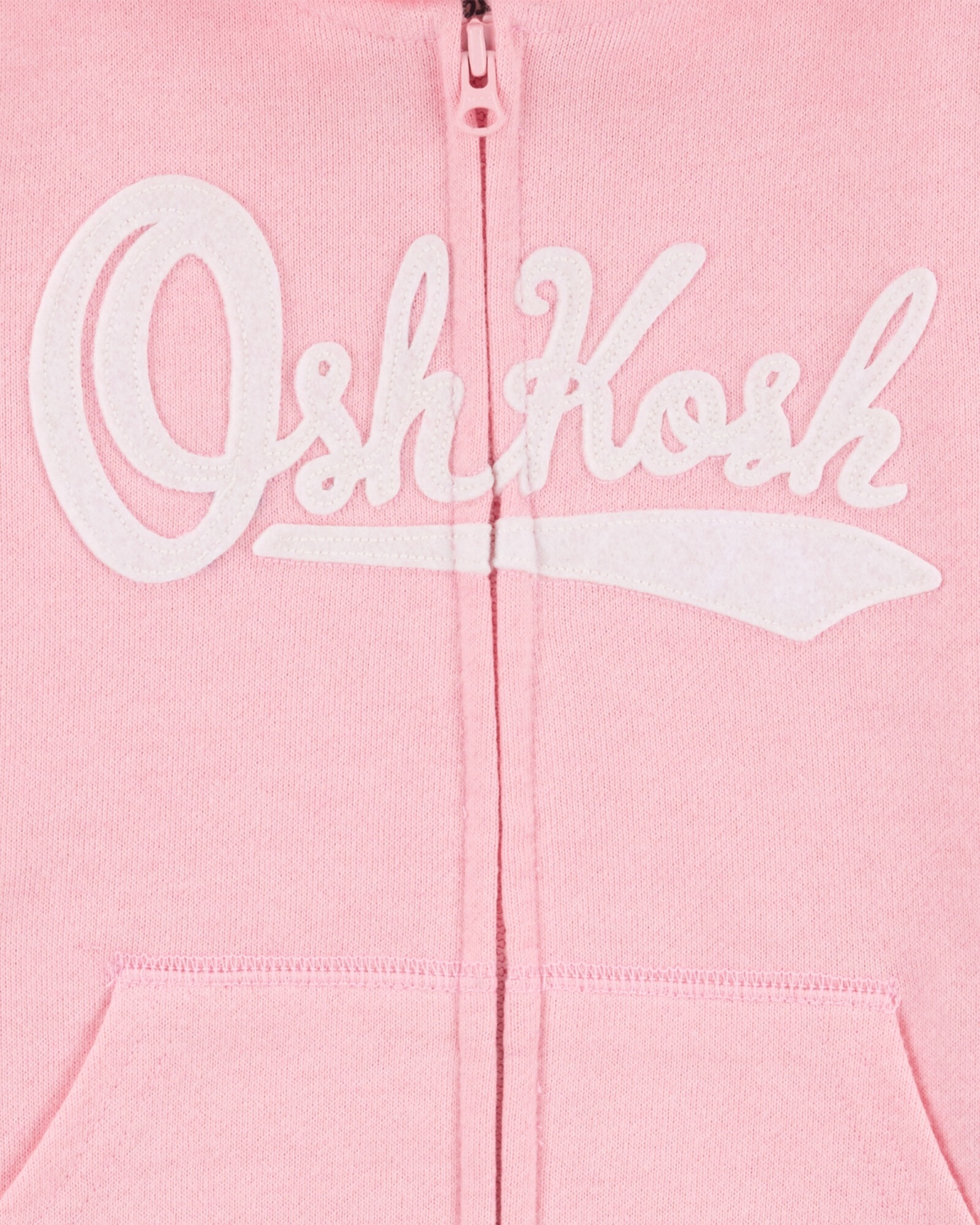 Campera de algodón, con capucha y logo Sin color
