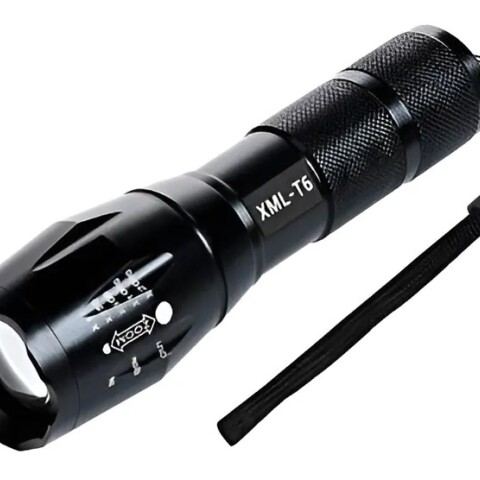 Linterna Táctica Led Recargable Caza Camping Con Cargador Linterna Táctica Led Recargable Caza Camping Con Cargador