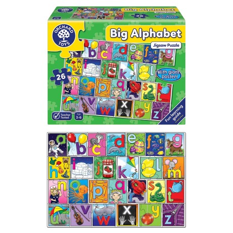 Puzzle de Alfabeto grande Orchard 26 piezas Puzzle de Alfabeto grande Orchard 26 piezas