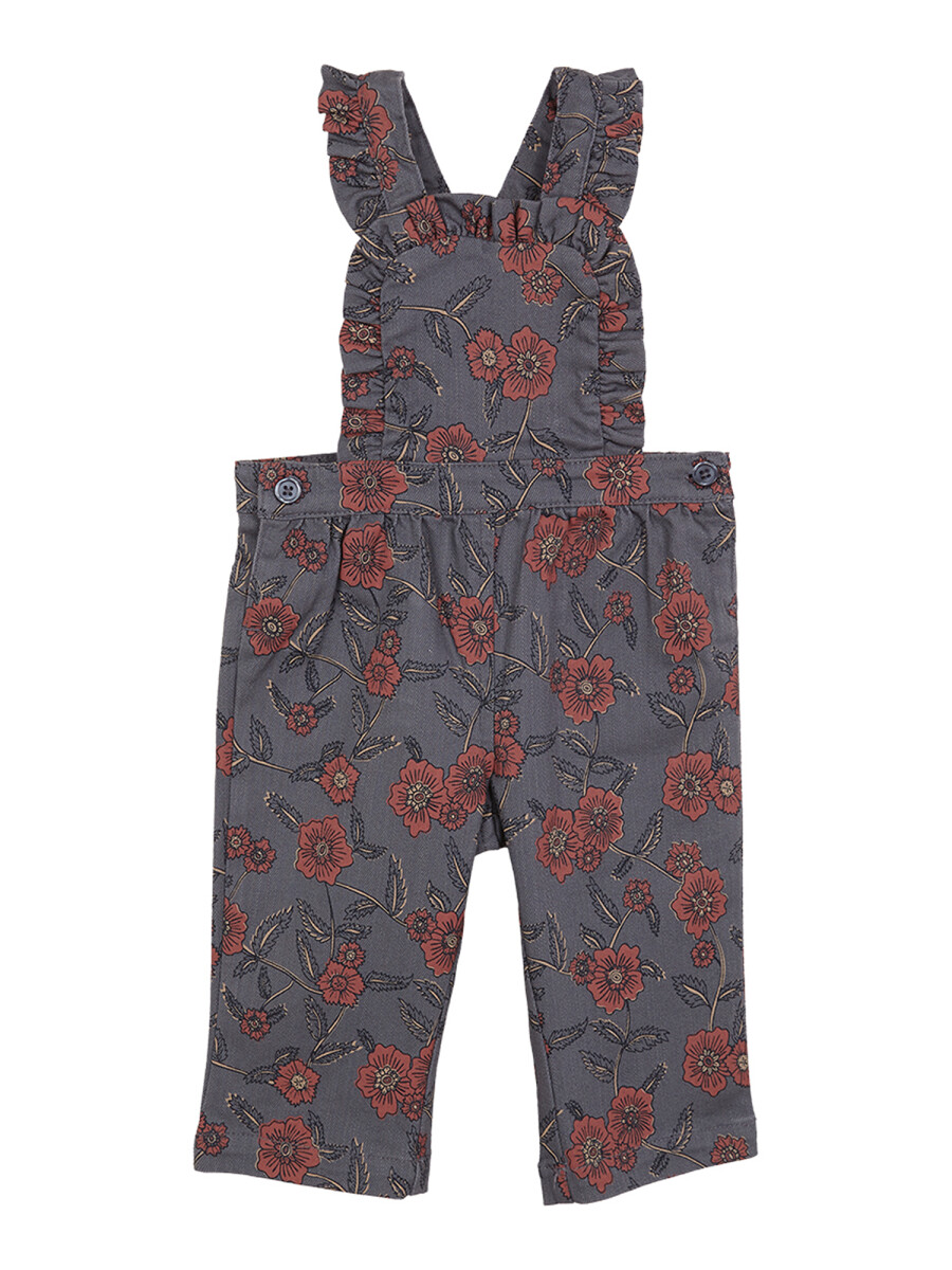 Pantalon Con Tirantes Petroleo