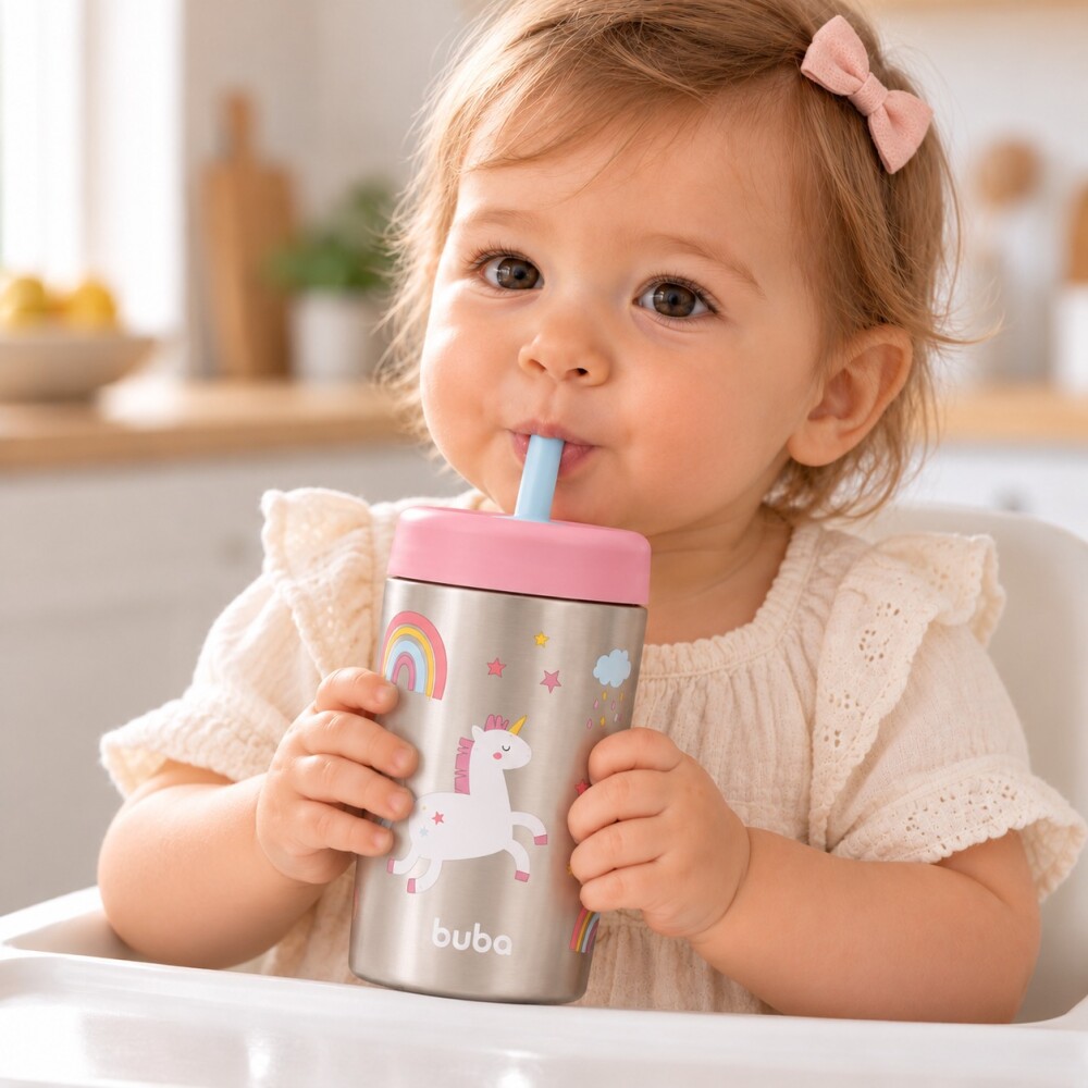 Vaso tots termico BUBA rosa