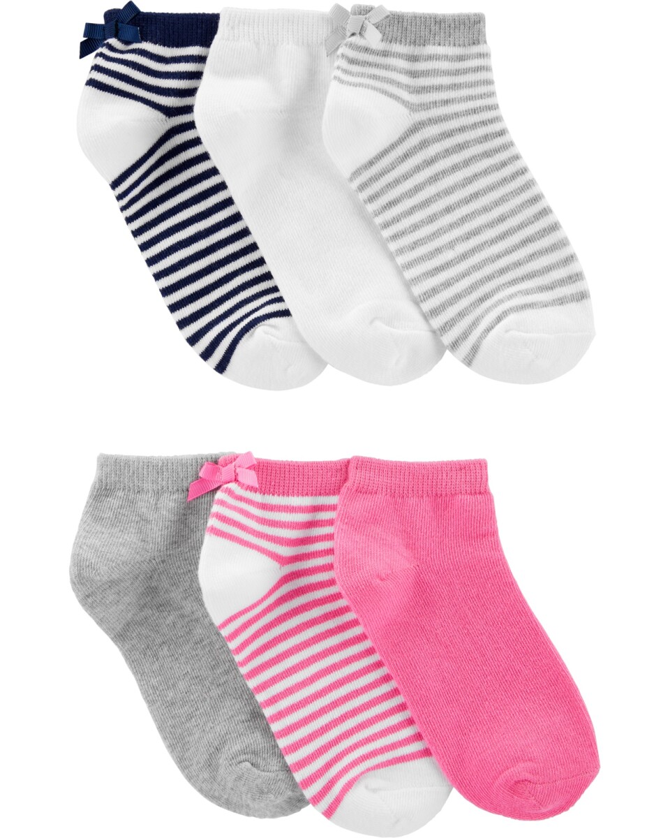 Pack seis pares de medias tobilleras 