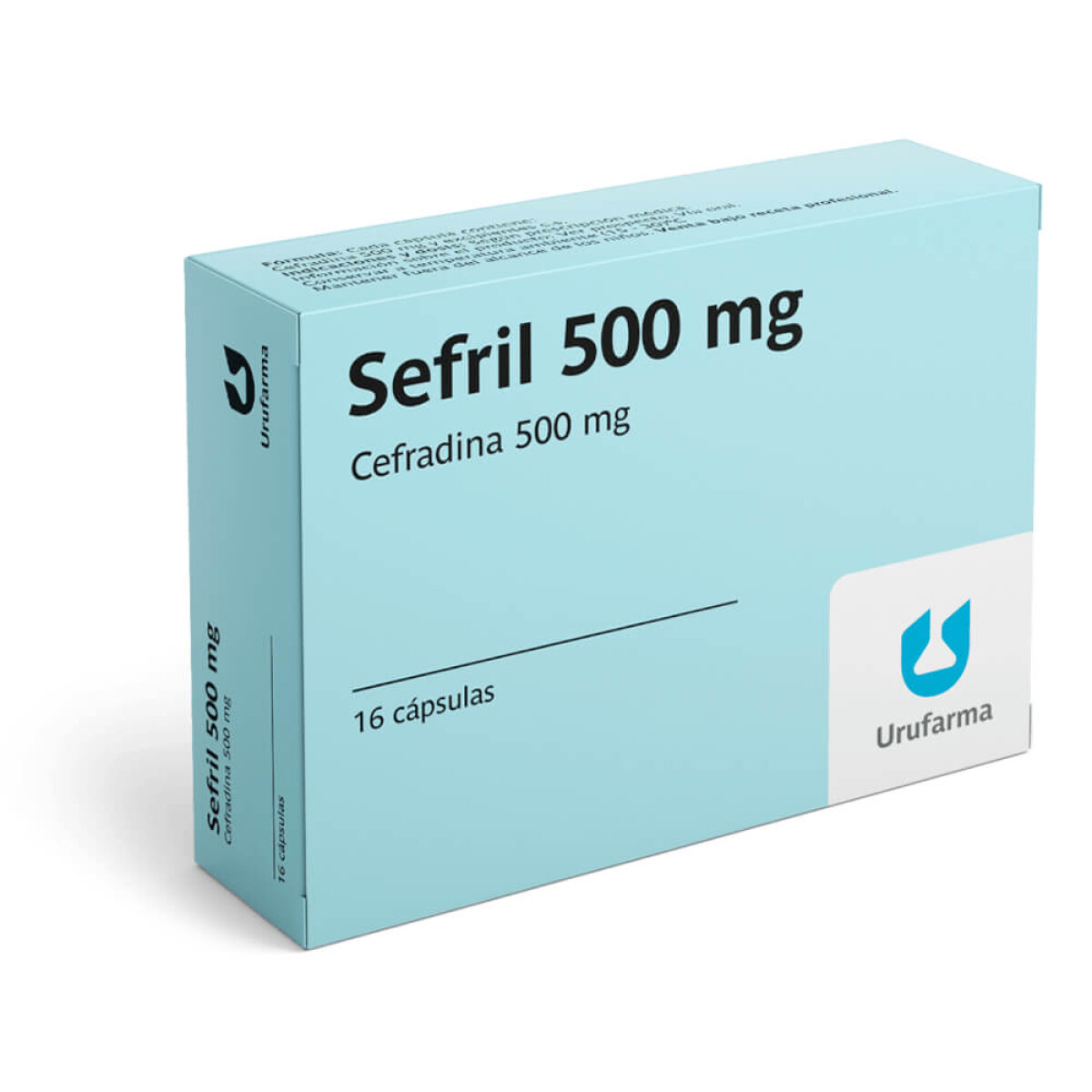 Sefril 500mg 16 Cápsulas 