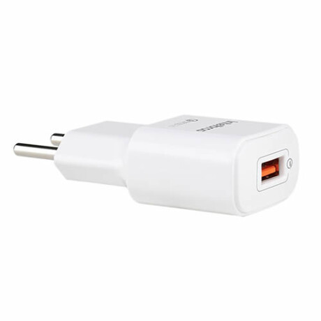 Cargador 220v a USB H-Quick Charge EC 1 | Blanco-INTELBRAS Cargador 220v A Usb H-quick Charge Ec 1 | Blanco-intelbras