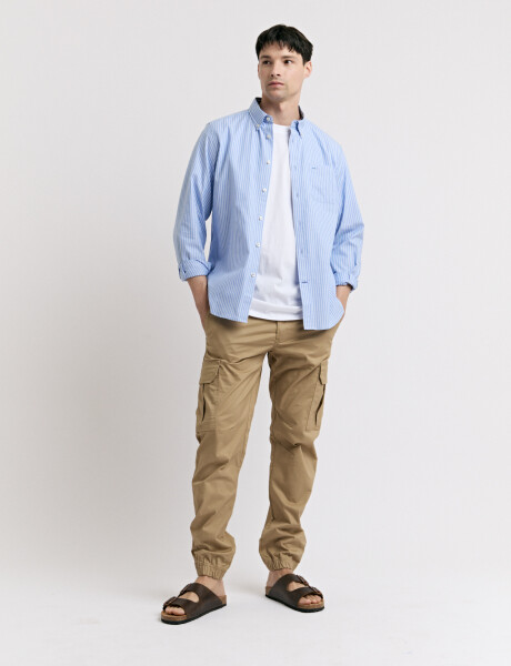 080557 PANTALON HARRINGTON LABEL Beige