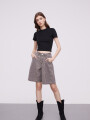 Remera Flored Negro
